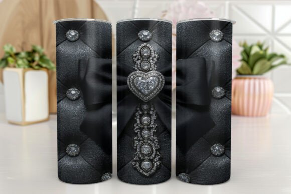 Bow Tumbler Wrap Luxury Diamond Glam