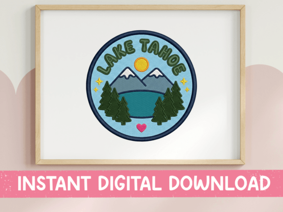 Lake Tahoe Mountain Patch SVG Review