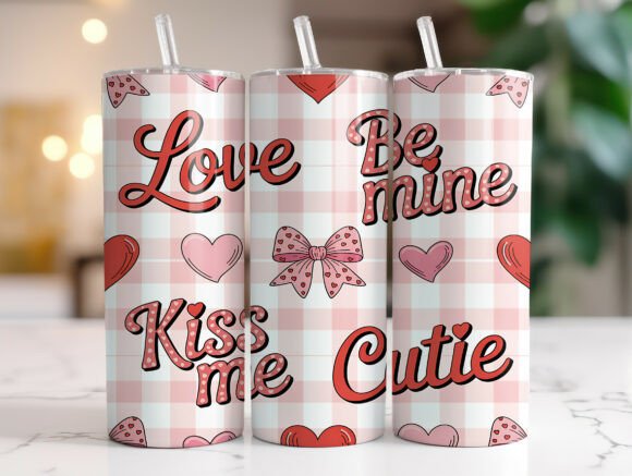 Valentine's Day 20oz Tumbler Wrap PNG