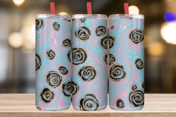 Vintage Floral Garden Tumbler Wrap
